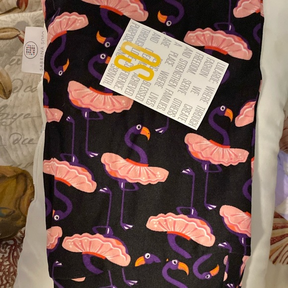 Lularoe Flamingo leggings - Picture 1 of 2